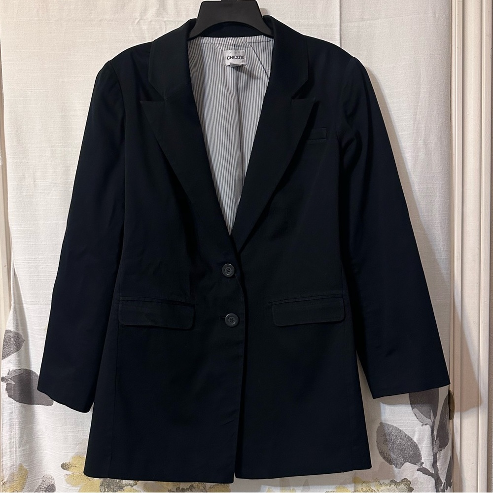 Chico’s size 1(Medium/8) Black Blazer